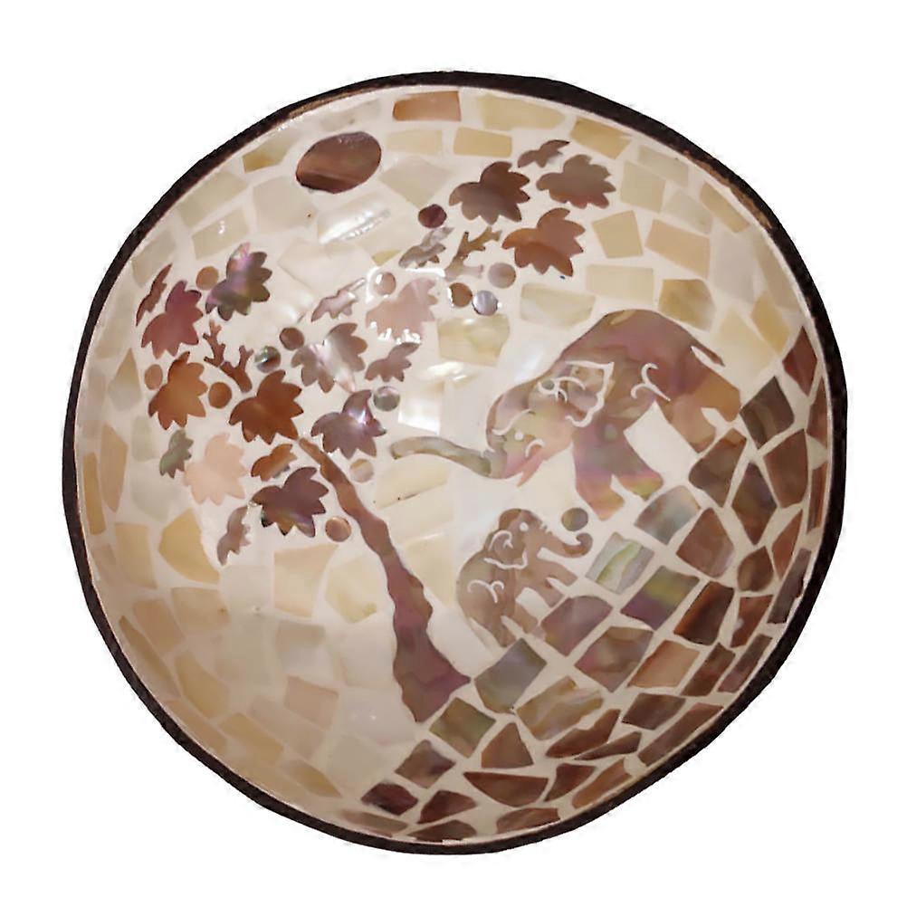 Coconut Storage Bowl Candy Container for Desktop Use 1Pcs Coffee