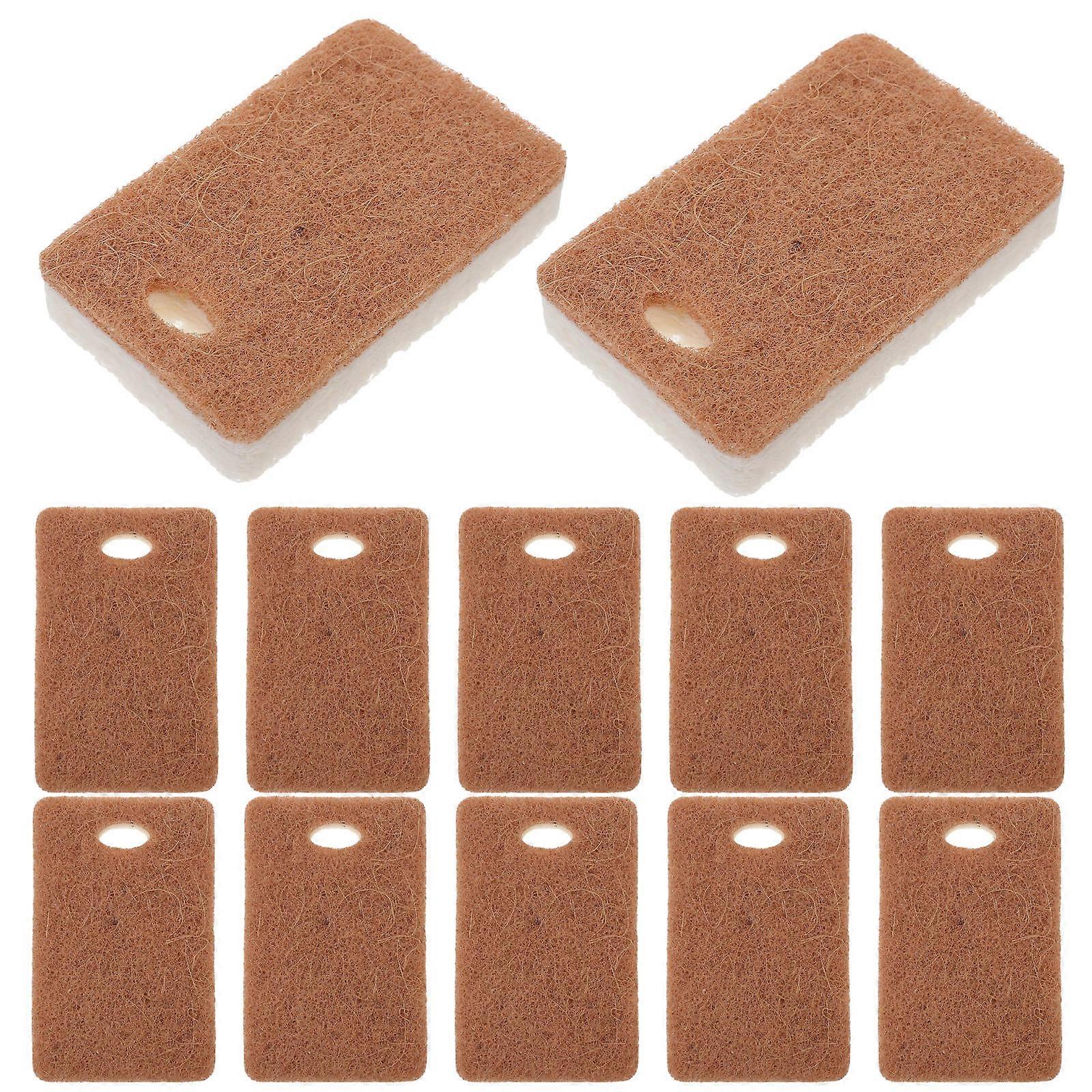 Kitchen Sponge Pad 12Pcs Dish Scrubbers for Cleaning Use