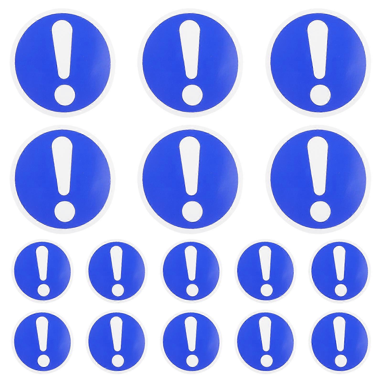 Warning Stickers Safety Warning Signs for 4Pcs Machine Use