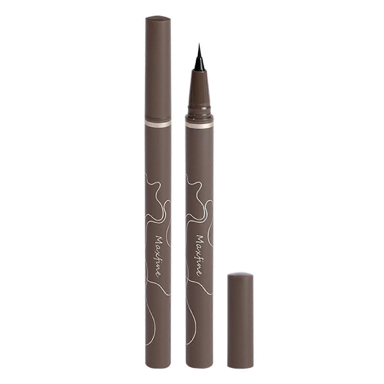 Ultra Thin Waterproof Liquid Eyeliner Pen with Precision Tip, QuickDry Smudge Proof Black