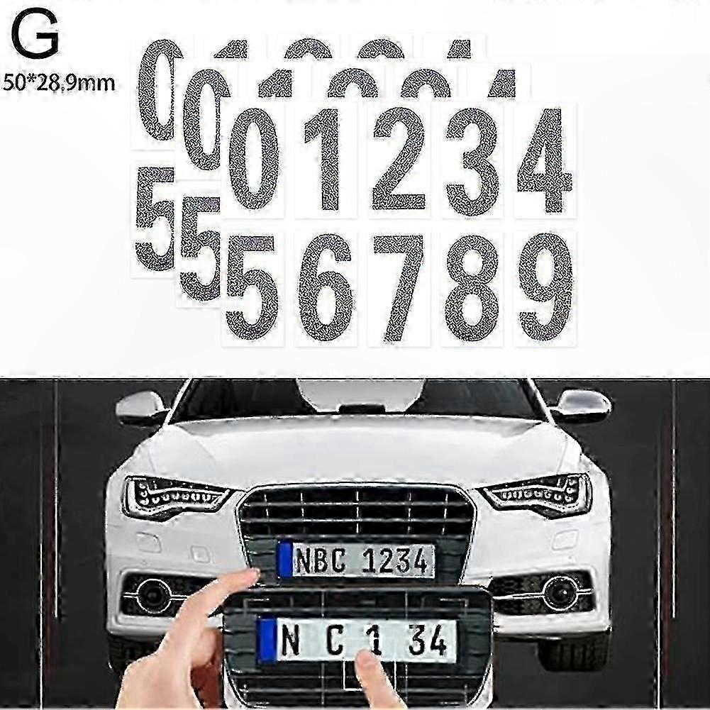 Invisible Digital License Plate Sticker, 3 Pack, 2025 Version