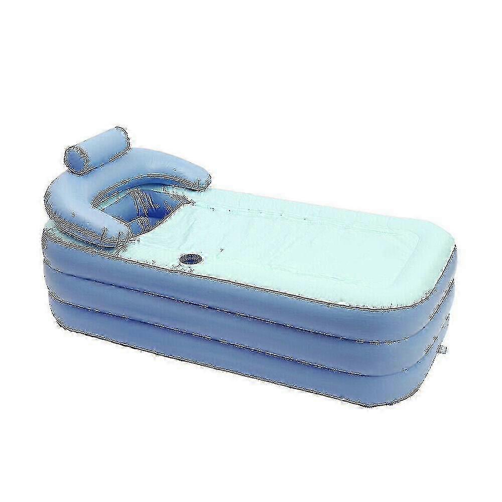 Inflatable Bathtub with Back Support - Ergonomic & Versatile Use