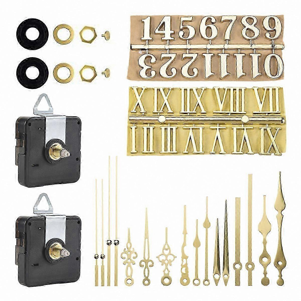 Silent Quartz Clock Movement Mechanism with Wall Hands Pointer Set for Clock Replacement