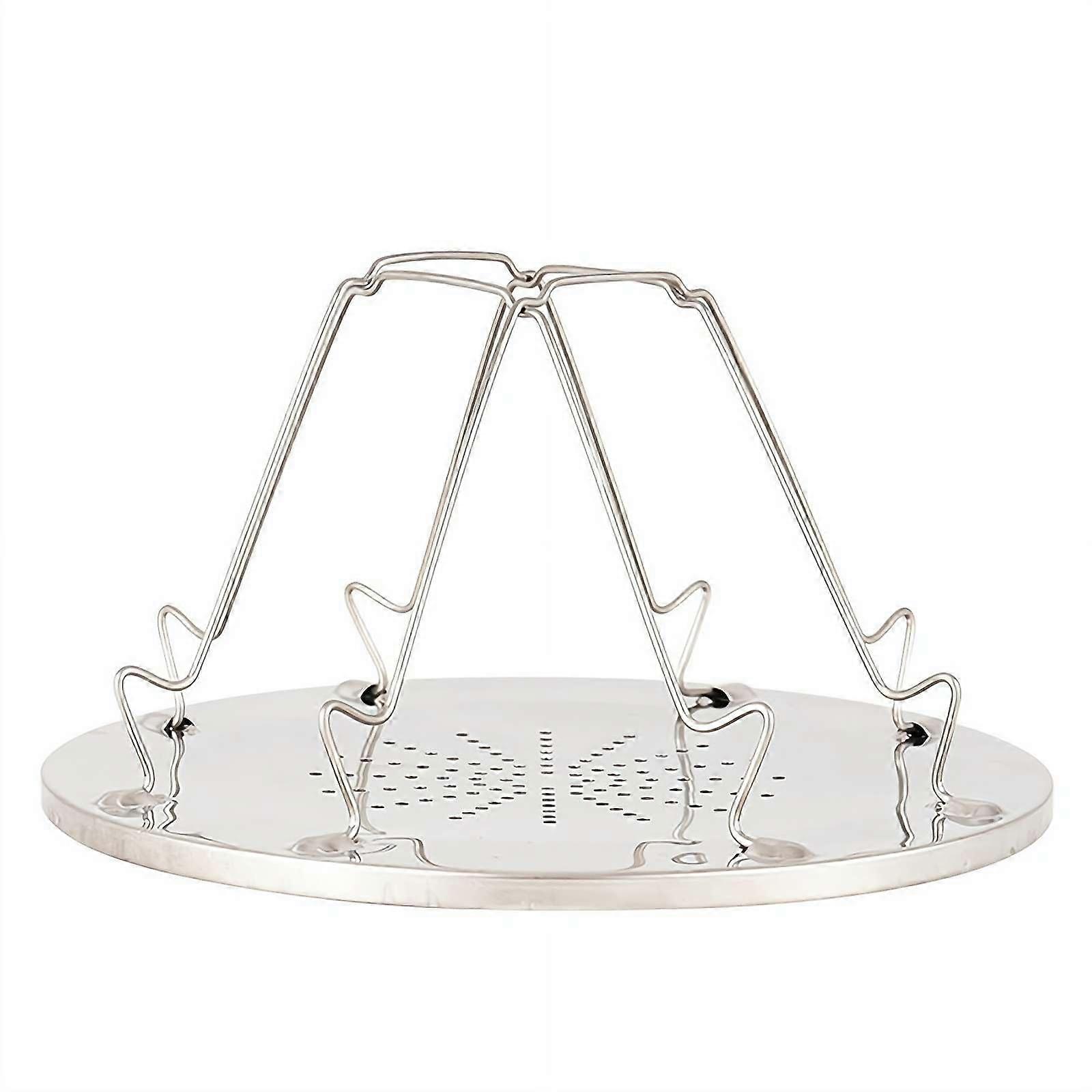Stainless Steel Toast Rack, 4Slice Durable MultiPurpose Grilling Tool for Outdoor Bread
