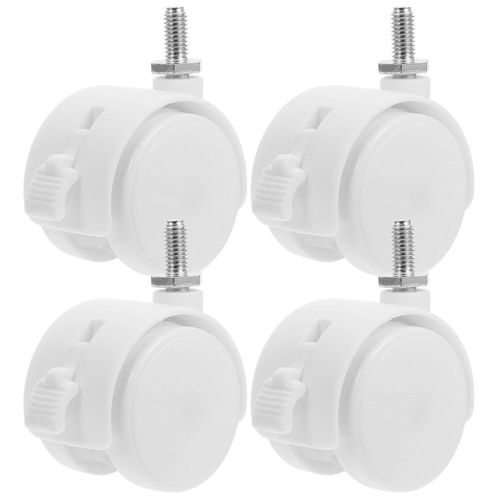 4 Stück Schreibtischstuhlrollen, Gaming-Stuhlrollen, Ersatzrollen für Bürostühle, Schreibtischstuhlrollen, Stuhlrollen, Ersatzrollen für Transportwagen