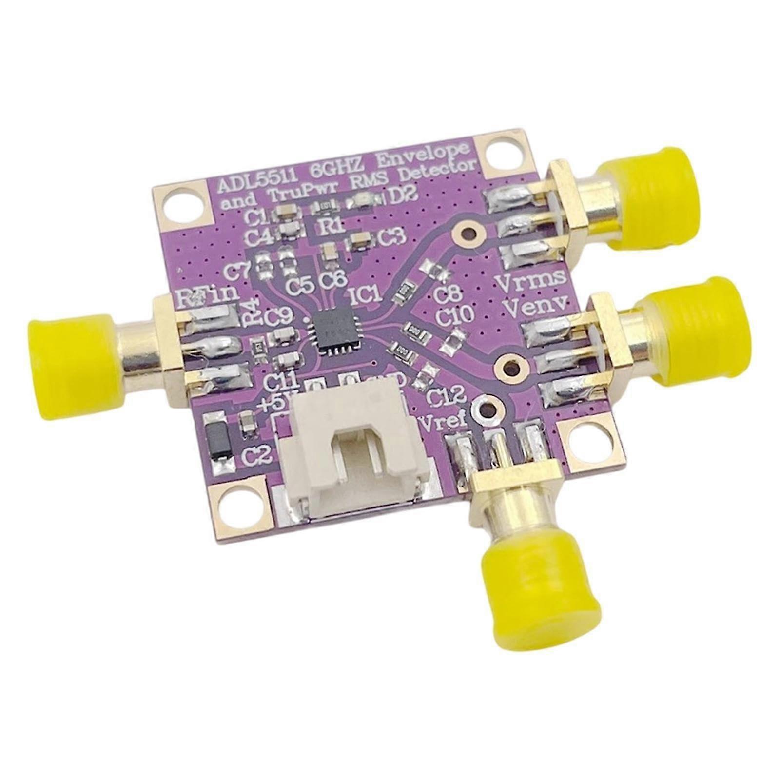 6GHz RF Power Detector Module, 47dB  Dynamic Range RMS, Wide Frequency Range, Compact Design