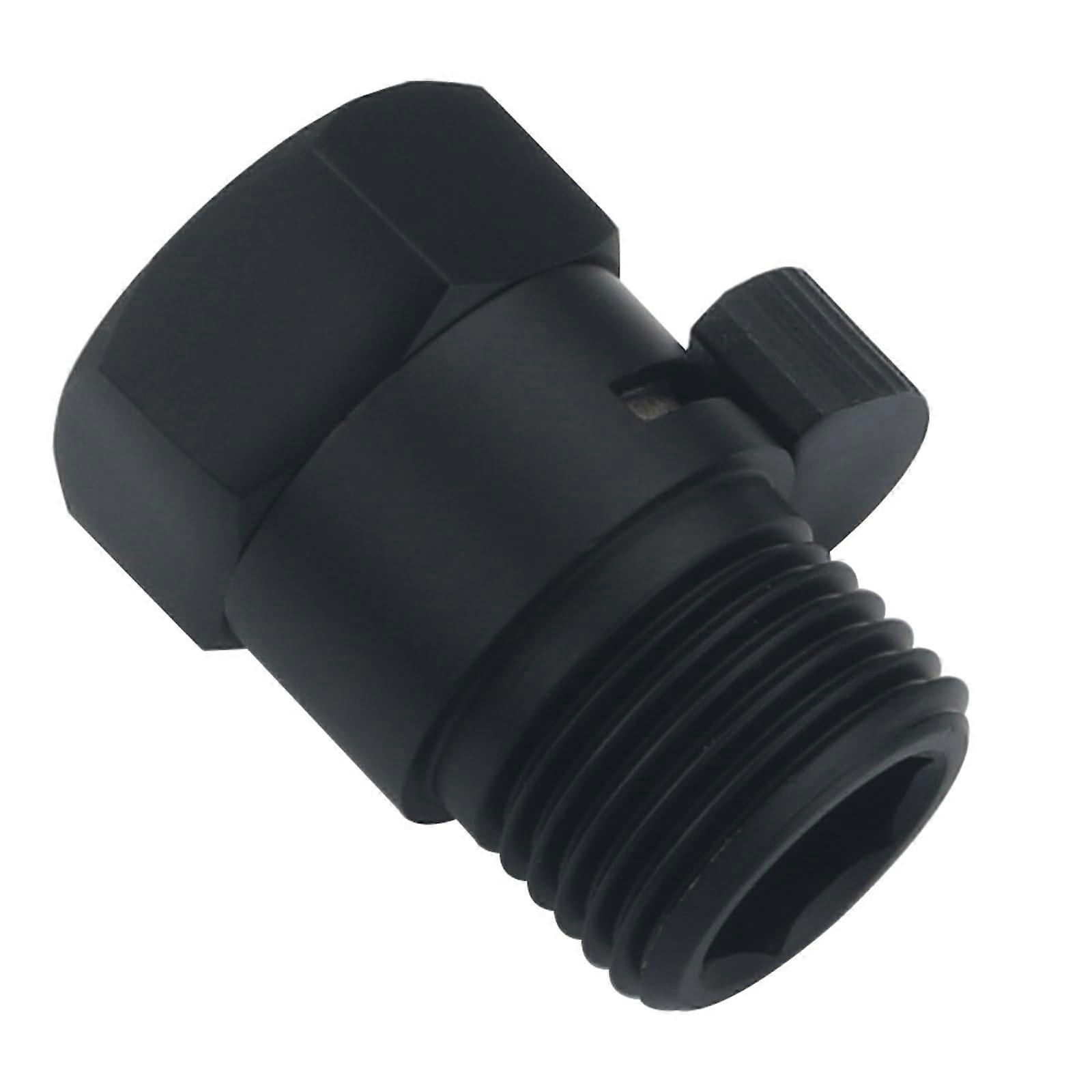Matte Black Solid Brass Shower Flow Control Valve G1/2 with Easy Flow Adjustment and Leak Prevention