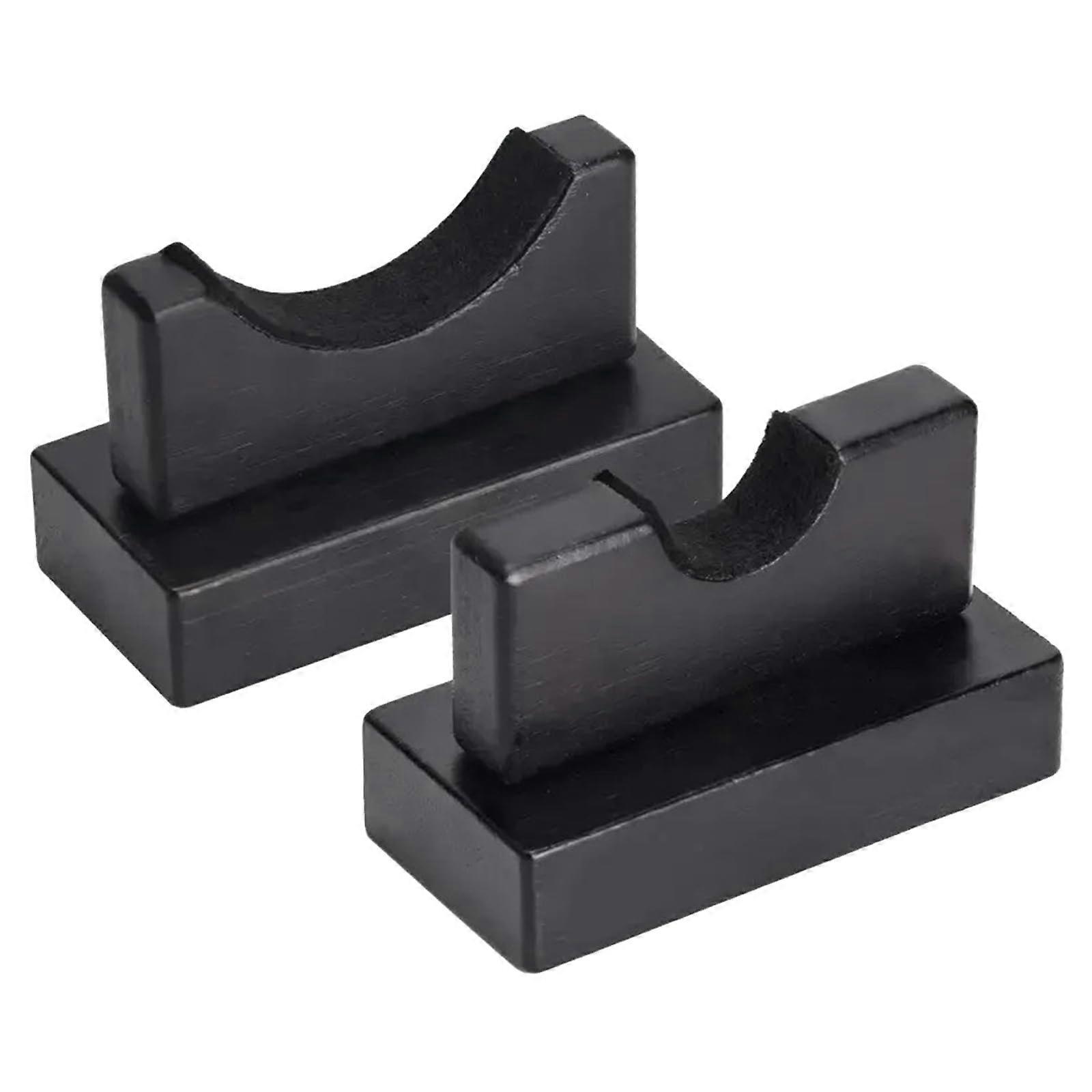 Baseball Bat Wall Mount Rack with Felt, 2 PCS Bamboo Holder for Horizontal Softball Display