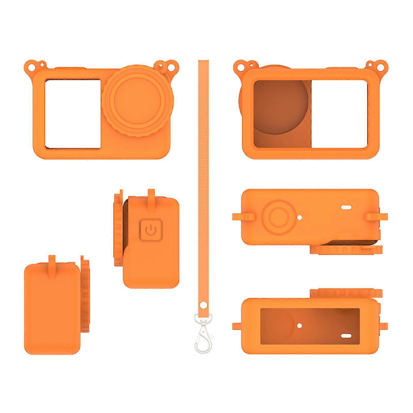 Shock Absorbing Silicone Cover Protector For Action 6Camera Shell Waterproof And Dustproof Design All Buttons Accessible Multicolor