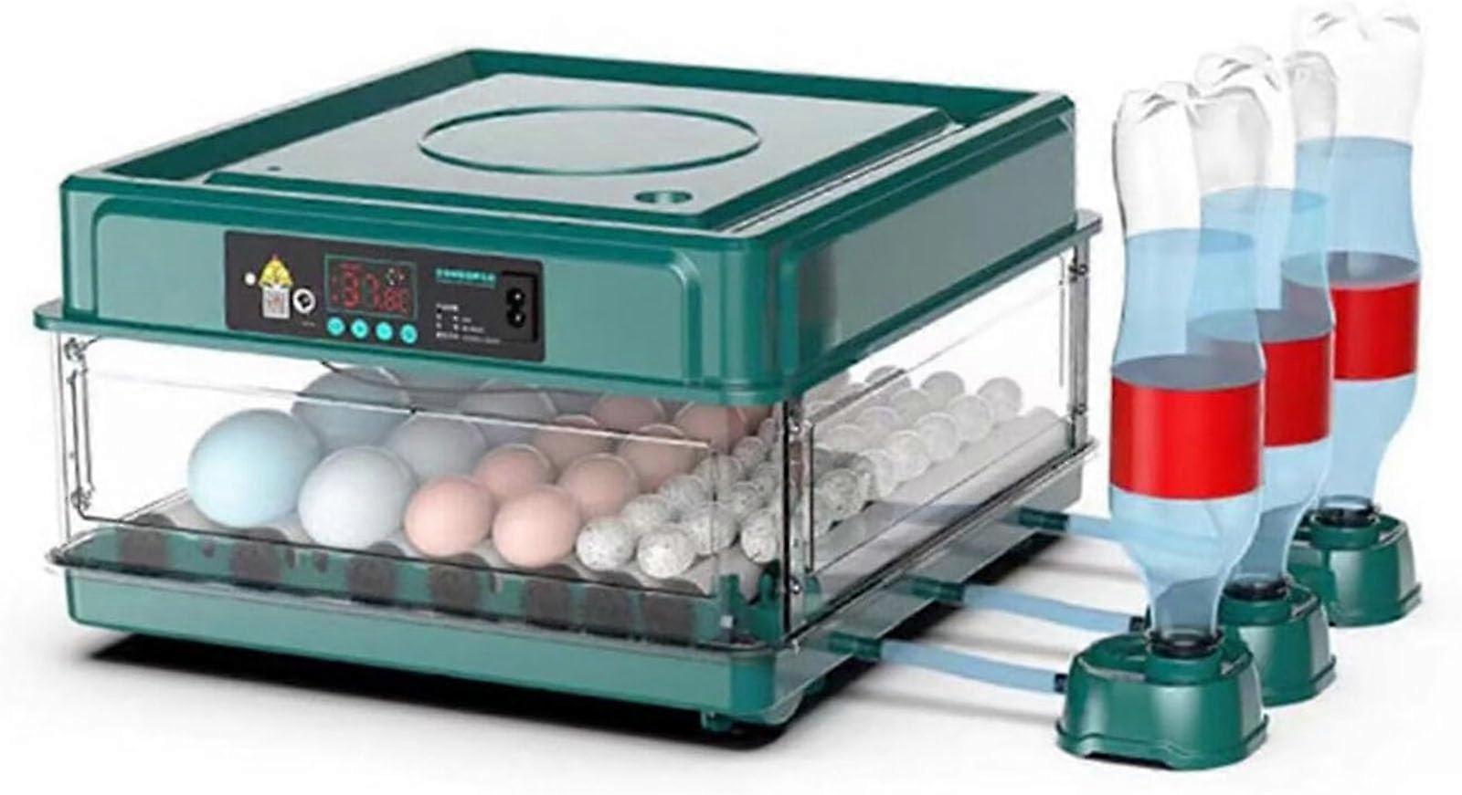 Automatic Egg Incubator 24 Eggs with Turner, Humidity and Temperature Control for Chicken Duck Quail