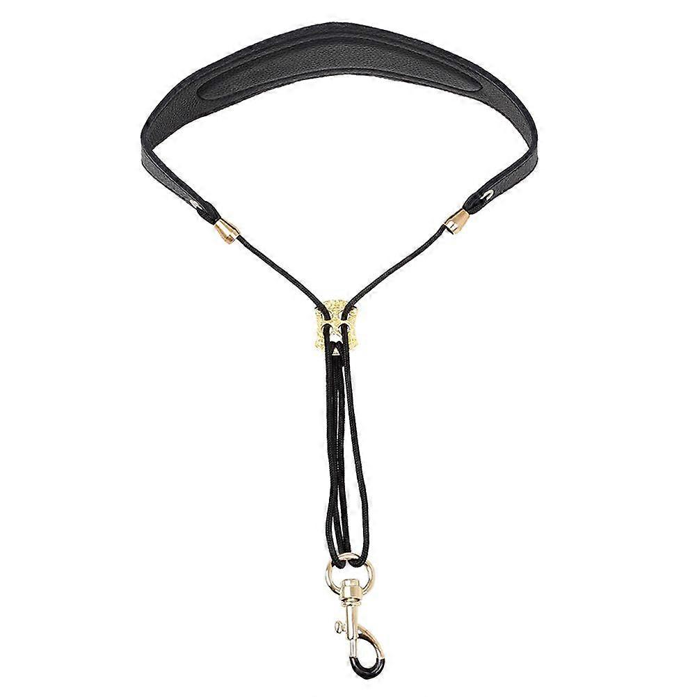 Saxophone Neck Strap Adjustable Sax Strap Instruments Tool with Metal Hook
