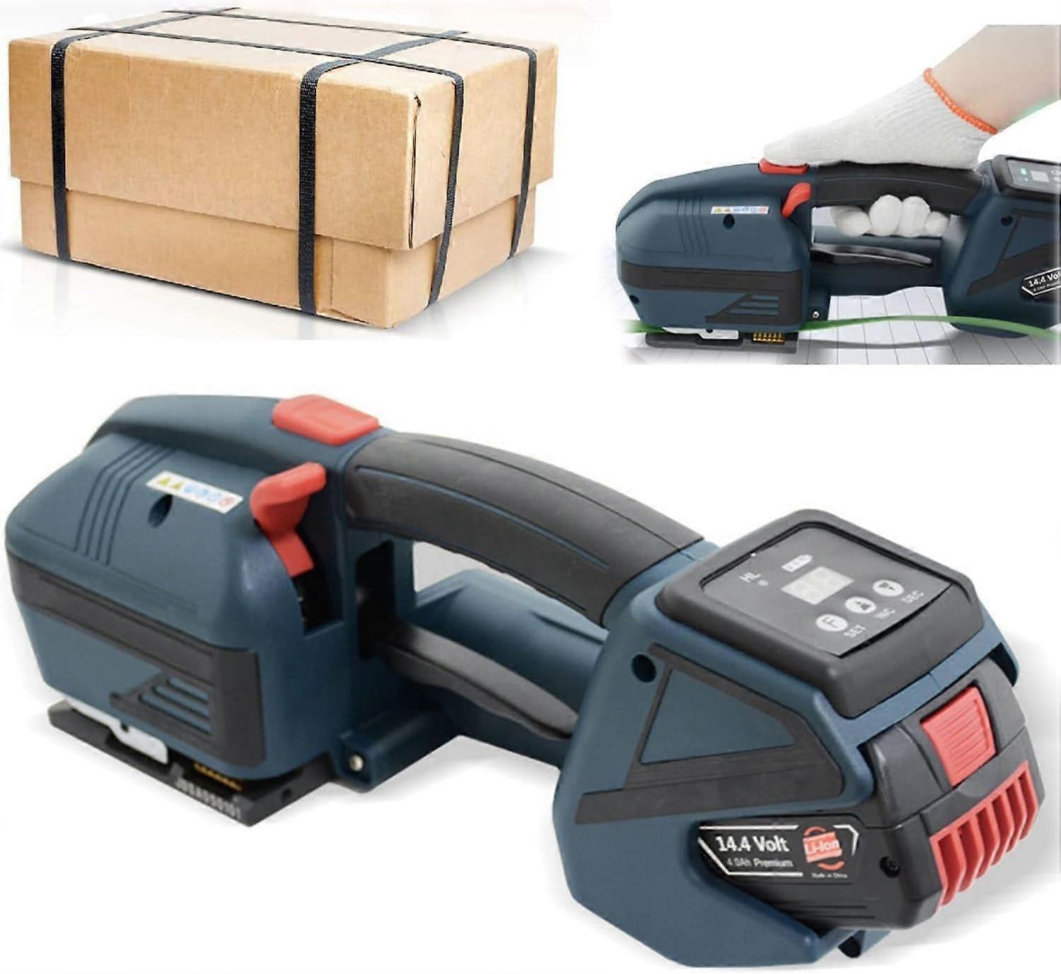 Electric Strapping Machine with LCD Display, Tension PET PP Tool for Packaging