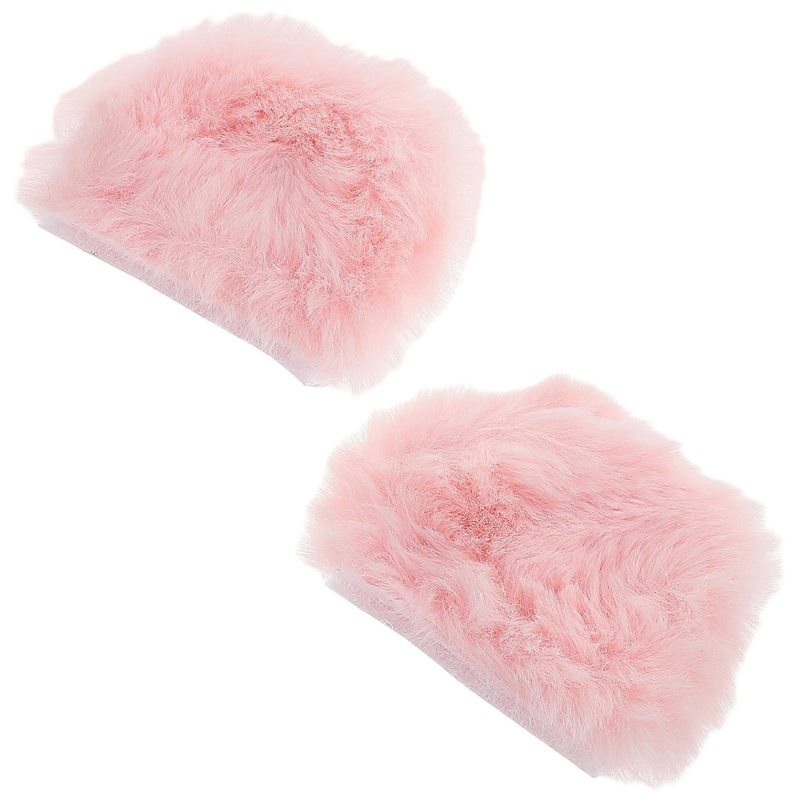 Bear Ear Decoration for 1Pair Detachable Plush Motorcycle Accessory