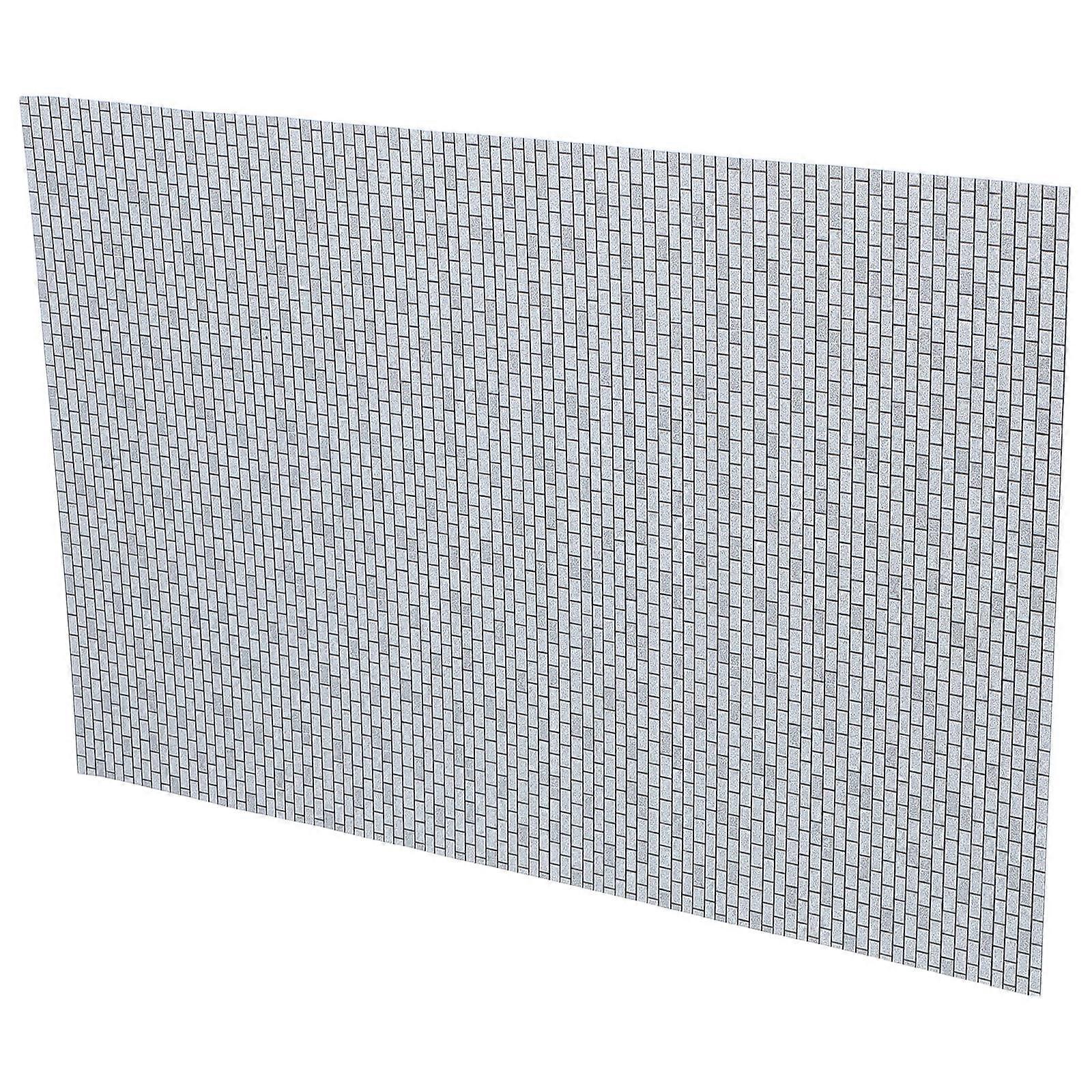 Mini Wall Bricks Miniature Simulation Model for DIY Decor 1 Sheet