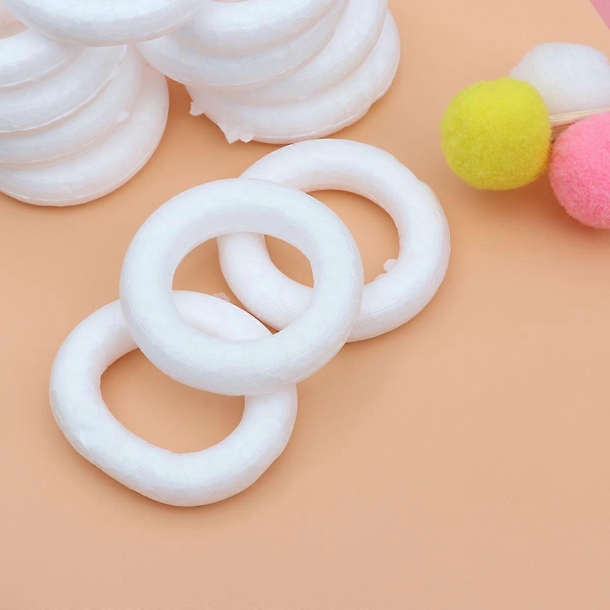 Circular Ring for Hand Eye Coordination 50Pcs White DIY Material
