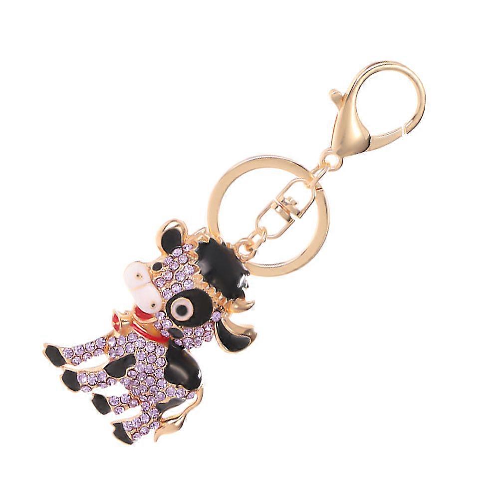 Purple Charm Keychaing for Key Decoration