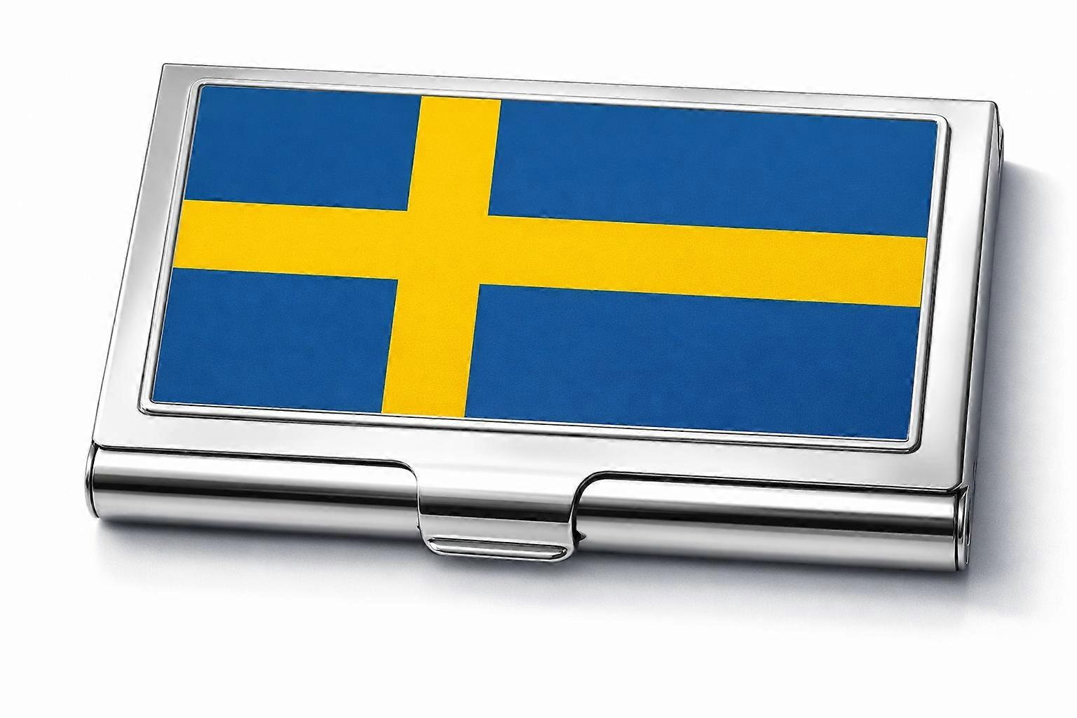 Cardholder - Sweden Flag 