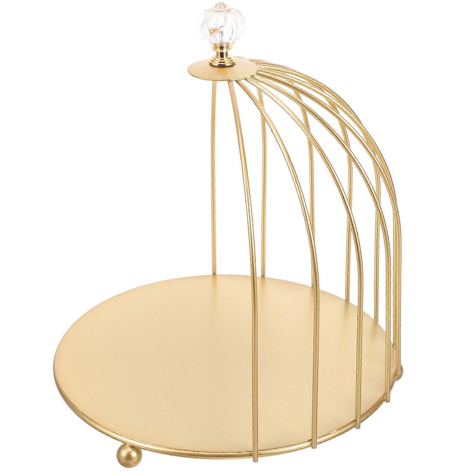 Iron Art Cake Stand Creative Cake Stand for Storage Use 1Pcs Dessert Serving Tray
