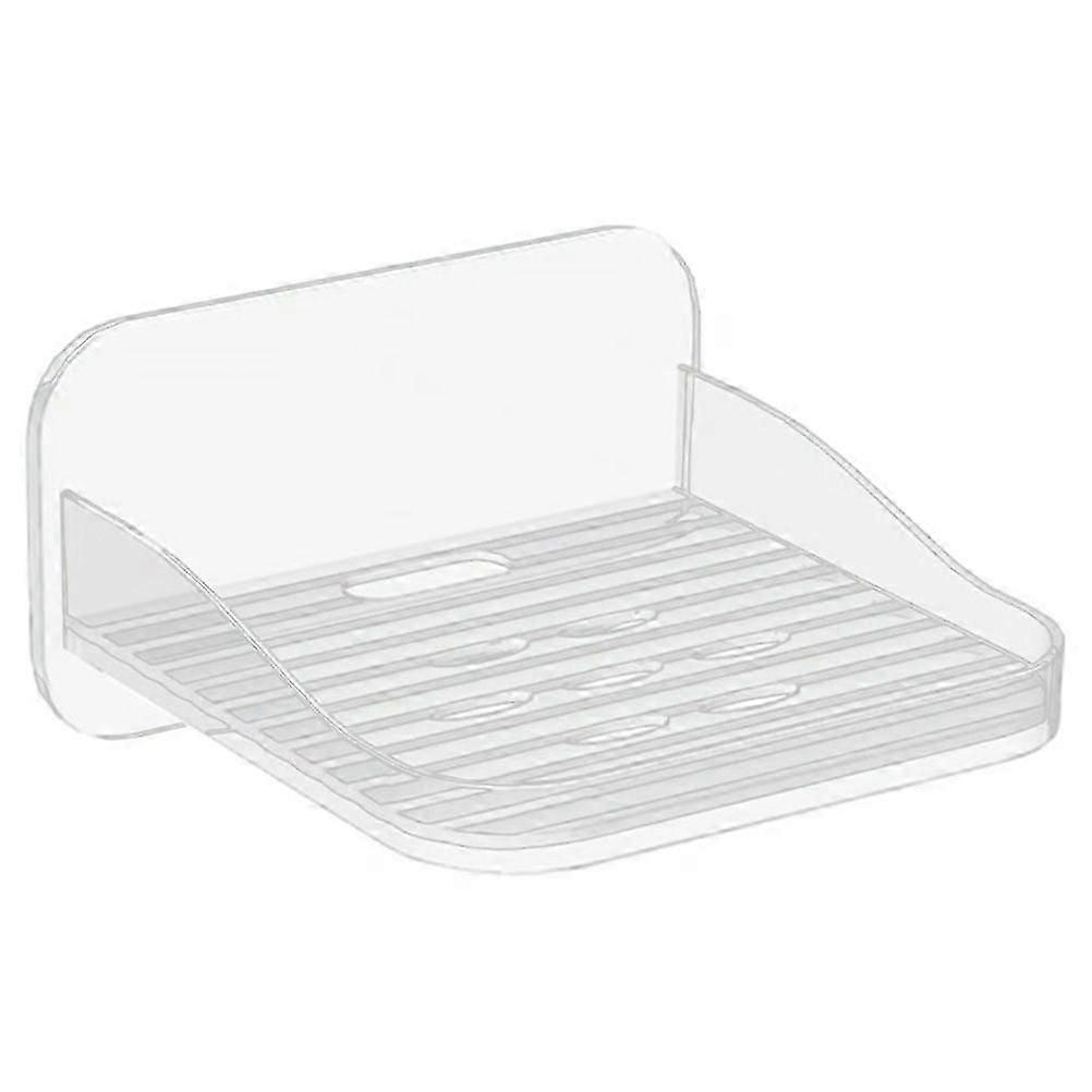 Wall Mount Floating Shelf No Punching Security Camera Support Bracket Speaker Rack good