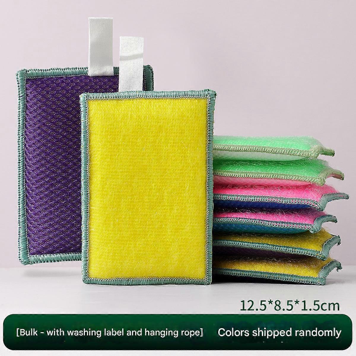 Double-sided Dish Scrub Sponge for Kitchen Cleaning