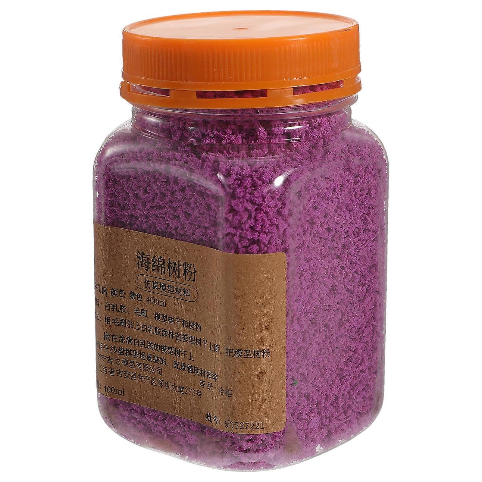 Decor Landscape Basing Material Sponge Tree Powder Purple 1 Bottle