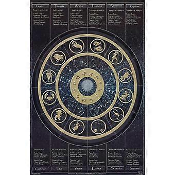SIGNOS DO ZODÍACO - GRÁFICO Quebra-cabeças de madeira - 4700 -A2229