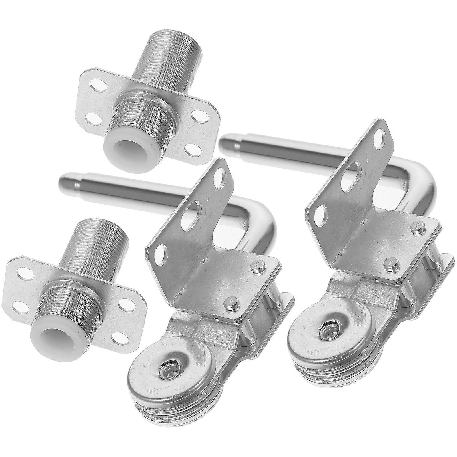 Furniture Connector Iron Double Ear Sleeve Function Elevator for 2Pcs