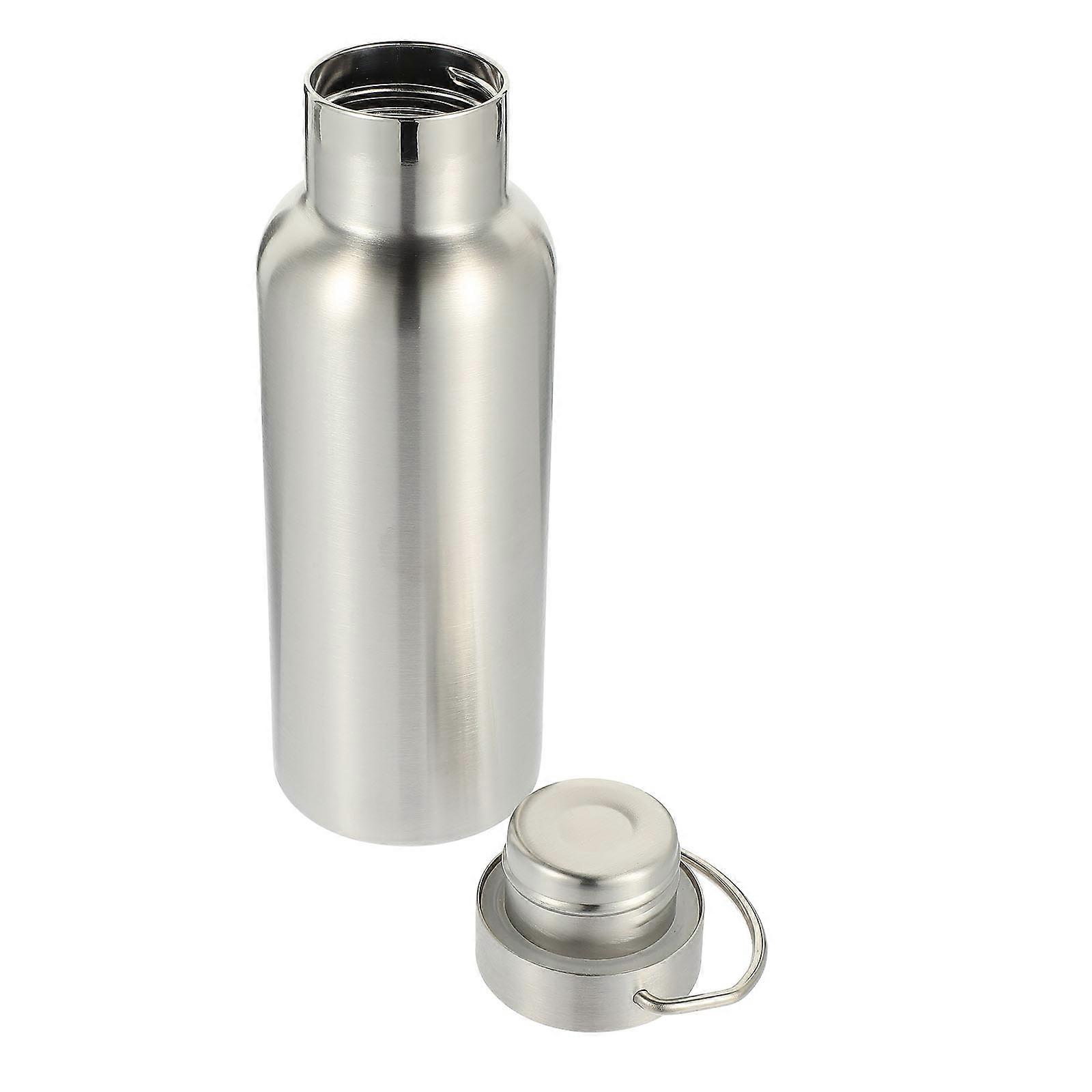 Multi-Function Sports Bottle Professional Vacuum Bottle for Storage 4Pcs Silver