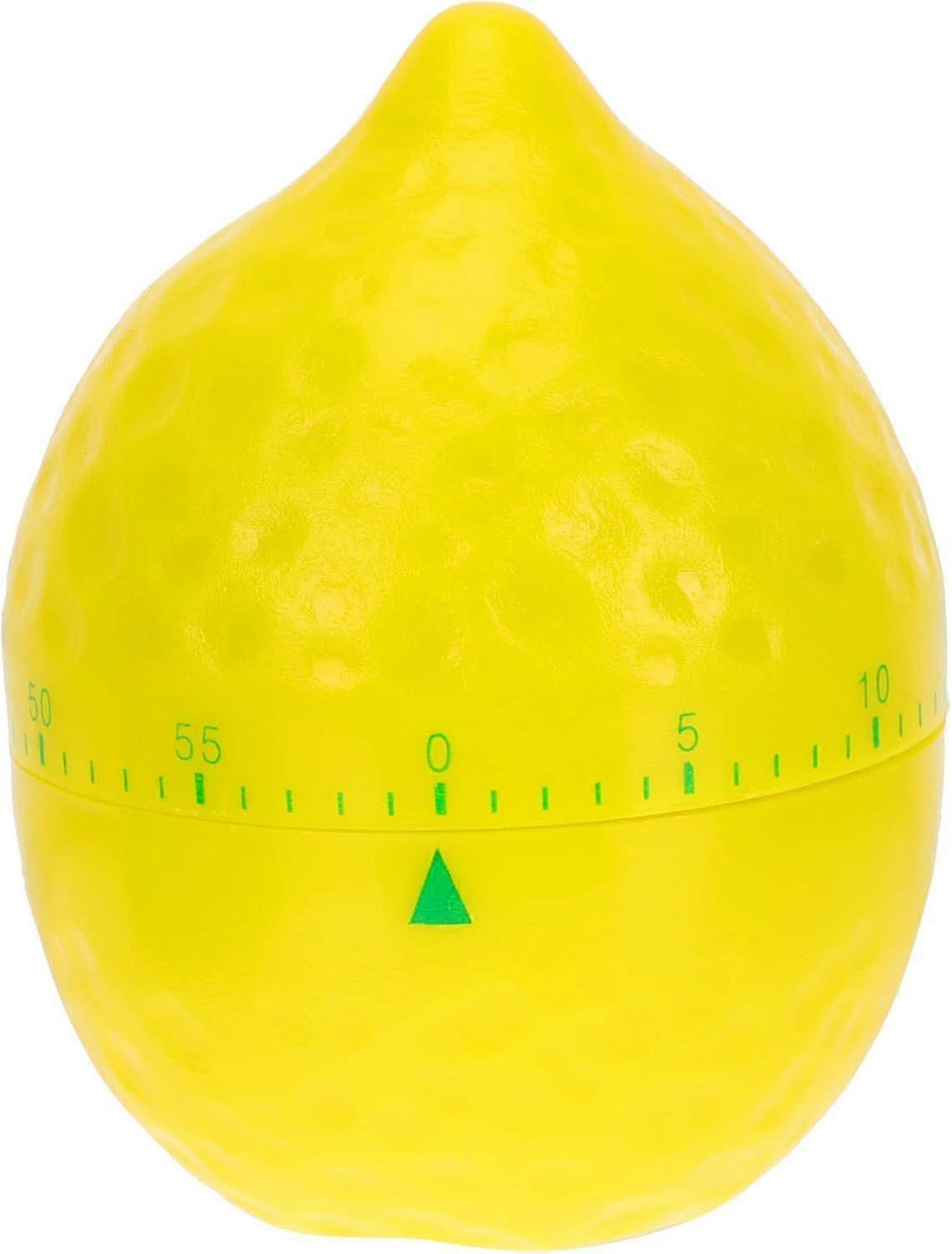 Mechanical Kitchen Timer Lemon Shape Management Countdown Household