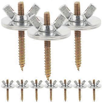 Lot de 10 vis et écrous pour perchoirs à oiseaux, accessoires de fixation pour perchoirs à oiseaux