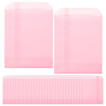 100 Pcs Cuisson Alimentaire Sacs En Papier Cadeaux Sacs Sacs À Biscuits Bonbons Sacs D’emballage Sacs À Beignet