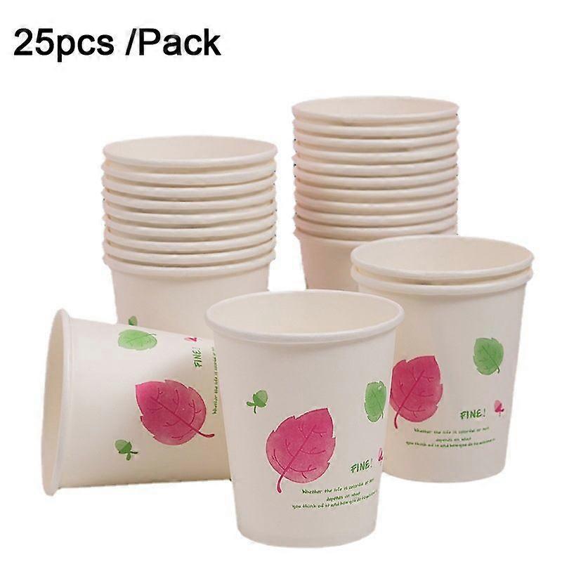 250ml  Disposable Paper Cup 25pcs /Pack