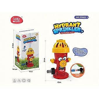 Mehrteiliges Cartoon-Hydranten-Sprinkler-Spielzeug, 3 verschiedene Sprüharten, interaktives Wasserspiel für Kinder im Sommer, ideal für den Garten