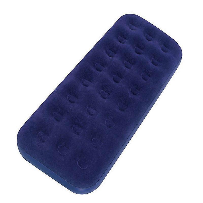 Single Inflatable Bed, Inflatable Mattress Camping Sleeping Pad with Foot Pump