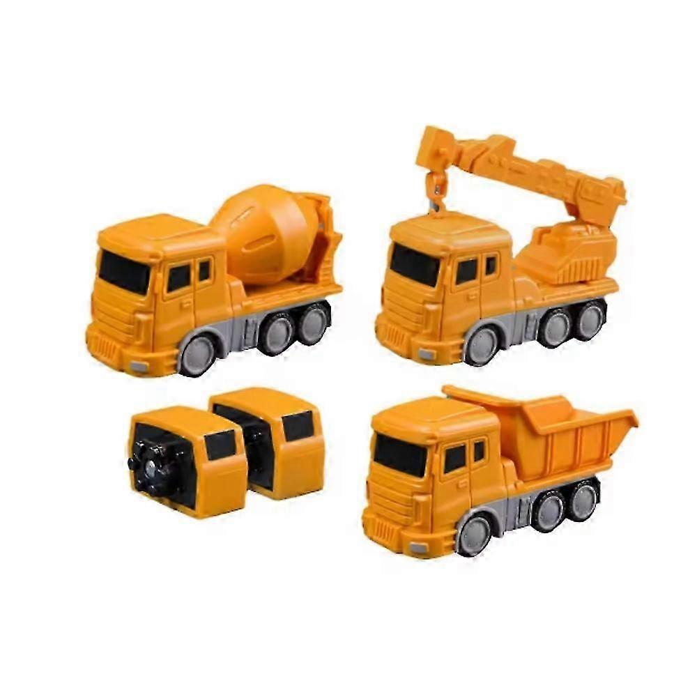 Magnetic Transform Engineering Car Assembled Toys-Yvan