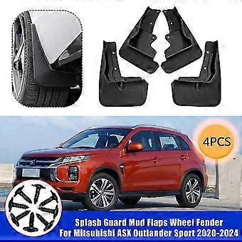 4pcs/Set Mud Flaps Slash Guards Fender Mudguard For Mitsubishi ASX 2020-2024-Good