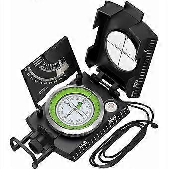 1 Piece Compass, Professional Military Hiking Compass, Metal Sighting Compass with Odometer, Navigation Compass