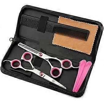 Professionelle Haarschneideschere Schere Barber Ausdünnungsset Kit - Familie Haarschneiden, Barber Haarschneidewerkzeug Ausdünnung Texturierung
