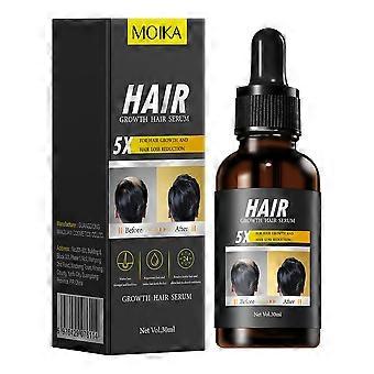 Haarwuchsserum gegen Haarausfall und dünner werdendes Haar, Kopfhautpflege für volleres, kräftigeres und gesünder aussehendes Haar, für Männer und Frauen, tägliche Anwendung