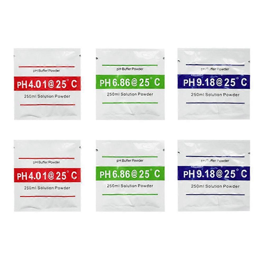 PH Meter Calibration Point 3 Type PH Buffer Powder Set Measure Calibration Solution Powder For PH Test Meter