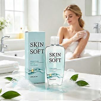 60ml Silky Skin Bath Oil, Original Moisturizing Formula for Luxurious Baths, Deeply Nourishes to Leave Skin Soft & Smooth