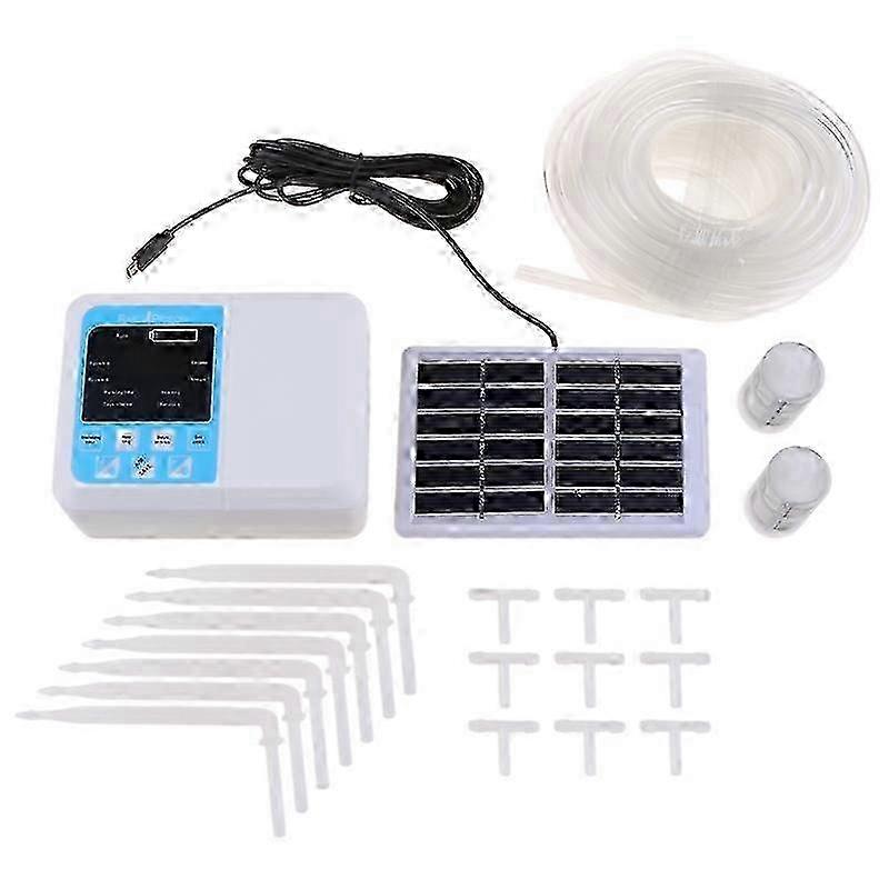 1Set Automatic Irrigation System Intelligent Water Timer Solar Powered Watering