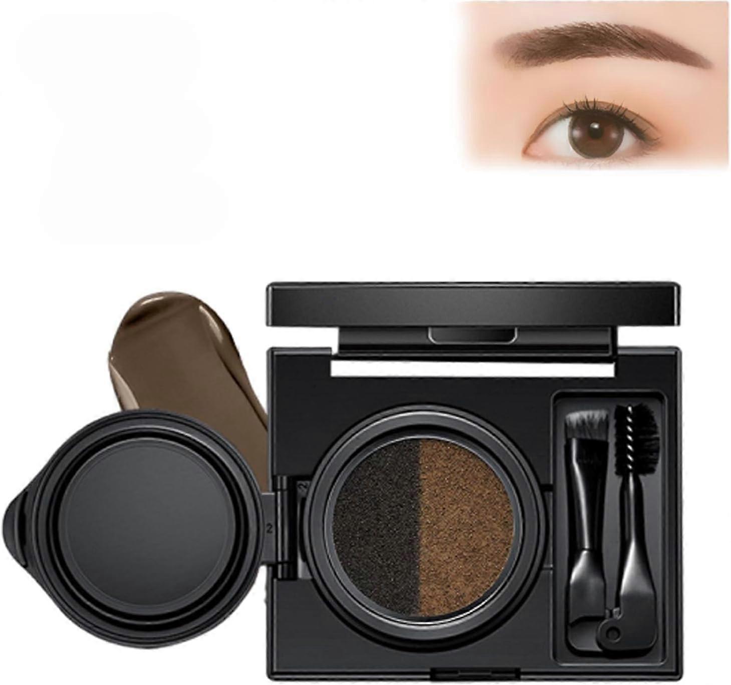 Waterproof Eyebrow Pomade with Dual Function Tool, Long Lasting Gel for Easy Application