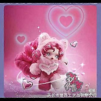 PP MART SKULLPANDA My Little Pony Serie Pluche Pop Hanger Blind Box Figuren, Verzamelbaar Speelgoed Woondecoratie, Vakantie Verjaardagscadeaus voor Meisjes