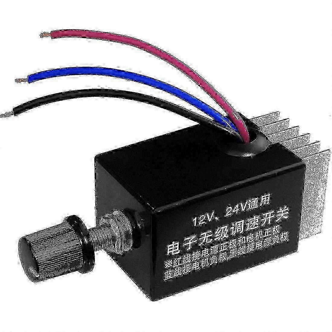 1pc 12V/24V 10A DC Motor Speed Controller Regulator Switch