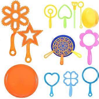20pcs varinha de bolha grande varinha de bolha com bandeja crianças verão brinquedos ao ar livre festa favores
