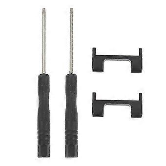 Conector de pulseira de metal para relógio, 2 peças, liga de zinco, para substituição universal de pulseiras de relógio, fácil instalação.