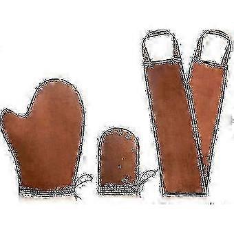 Bestseller 3-pack zelfbruinende handschoen en want - multifunctioneel voor lichaam en gezicht