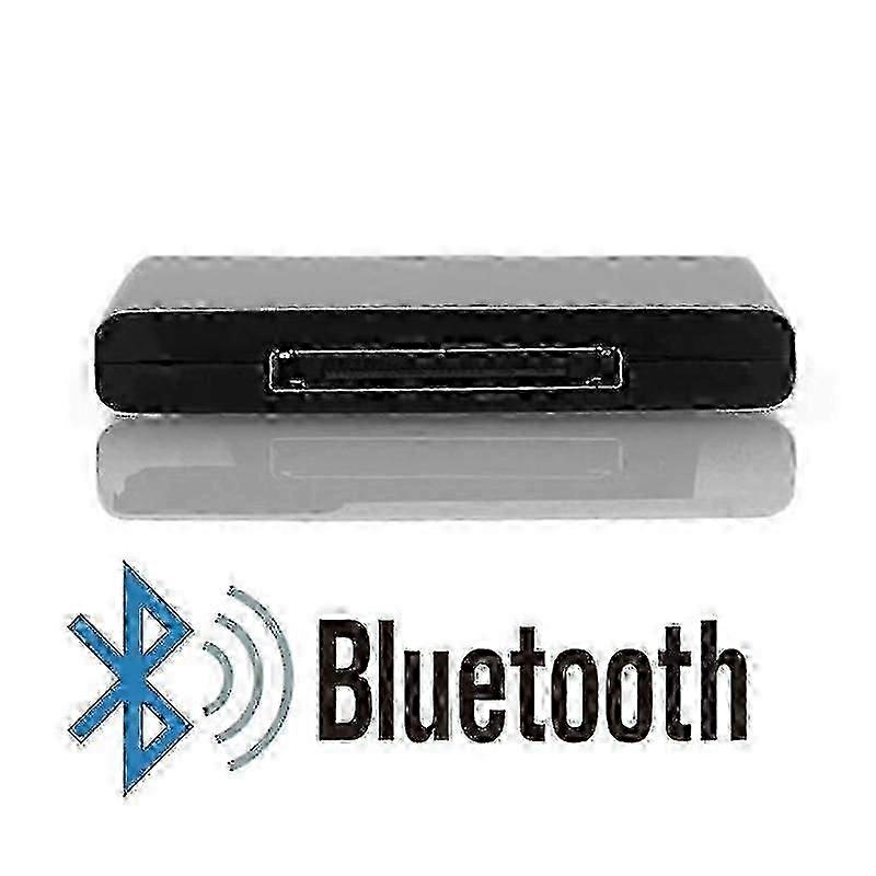 Bluetooth v5.0 Wireless A2DP Audio Receiver Adapter compatible with iPhone/iPod 30 Pin Dock Speaker