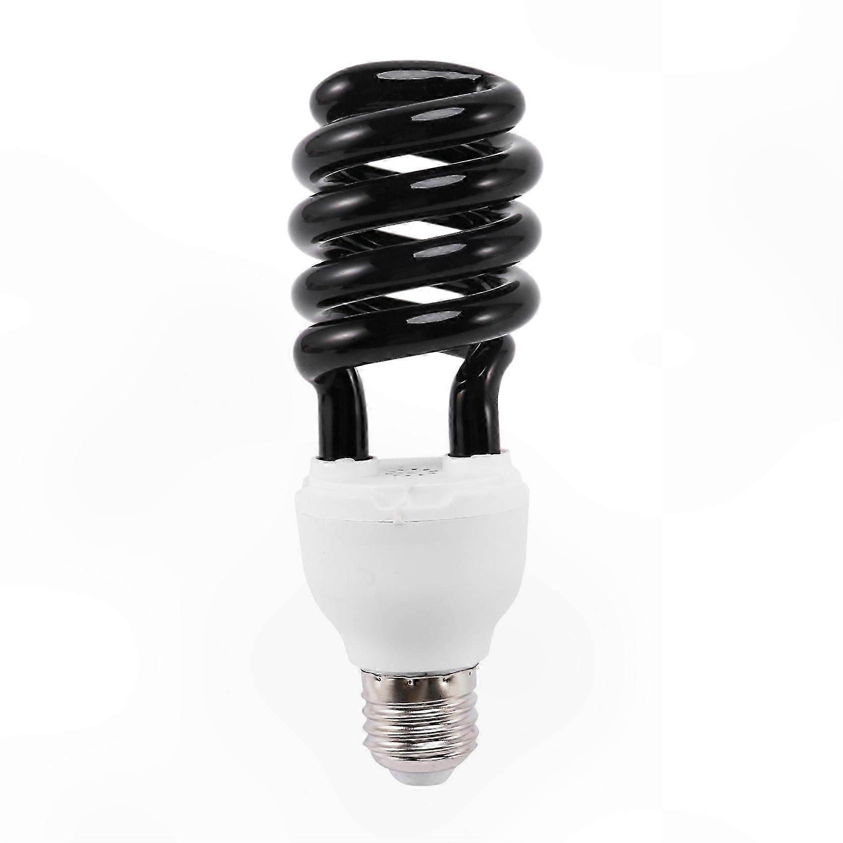 CFL Light Bulb, E27 Base, 40W UV Blacklight, 220V Spiral Fluorescent